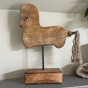 Wooden Horse Statue